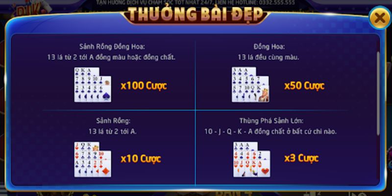 Trường hợp thắng trắng trong Binh Xập Xám online